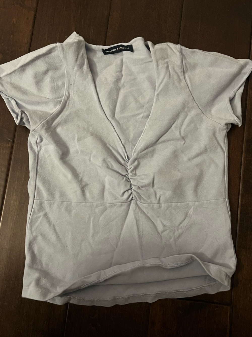Brandy Melville Light blue Gina top